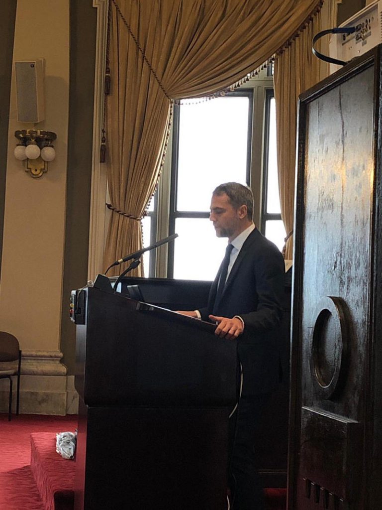 Prof. Roda presenting at the Louisiana Supreme Court, New Orleans